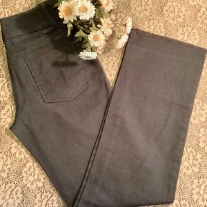 CLEARANCE…Sharagno Pants slacks size 4 / 6 dark brown print stretchy